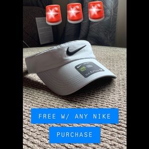 *REDEEMED*NWT NIKE SWOOSH VISOR- adjustable back